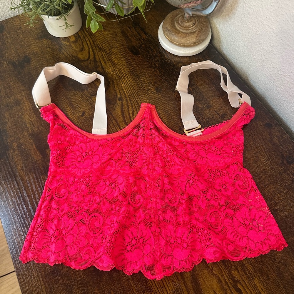 HAH Bust a Move Bustier in Haht Lava Pink